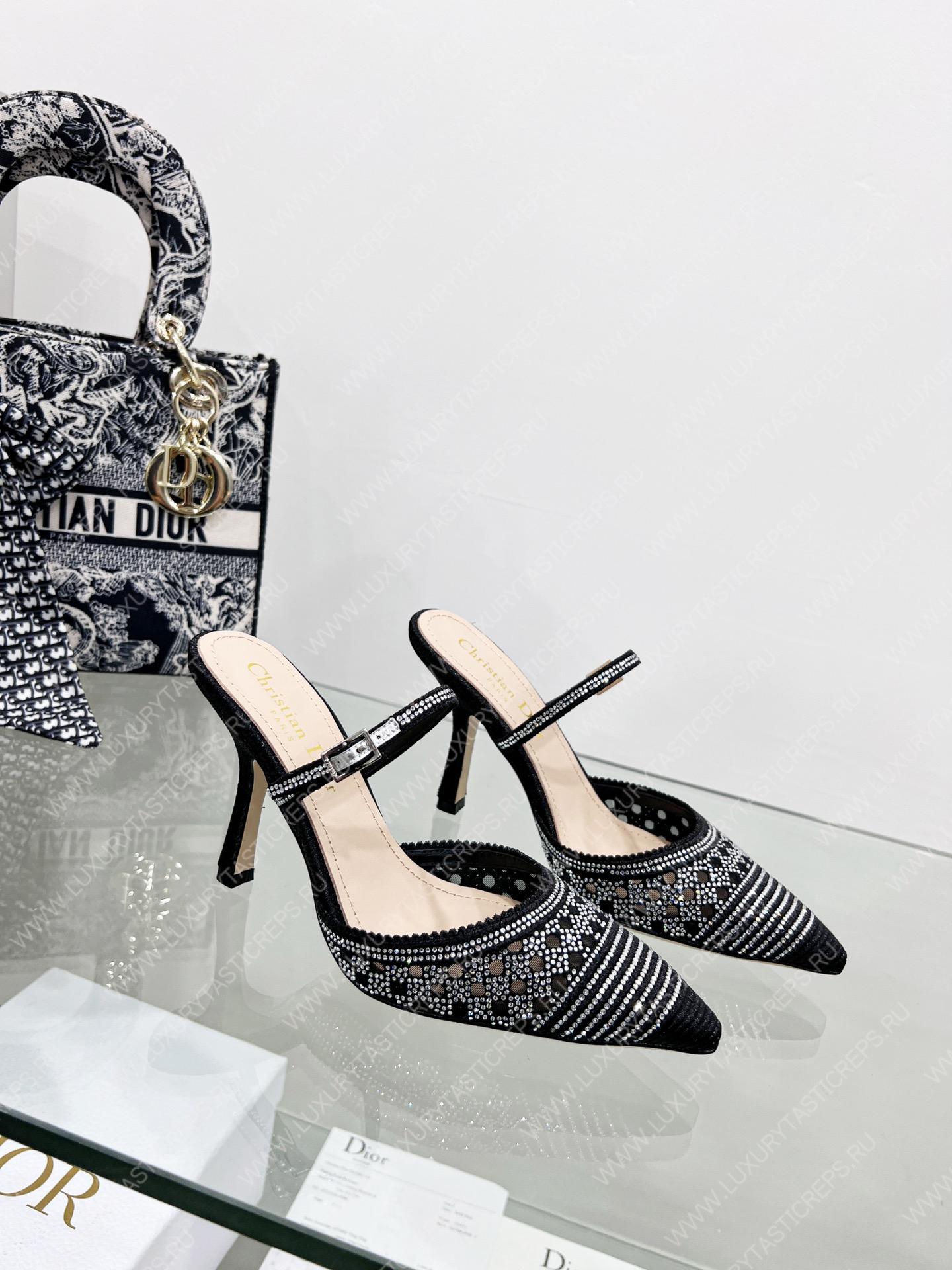 D*or capture heeled mule black kcp927sry