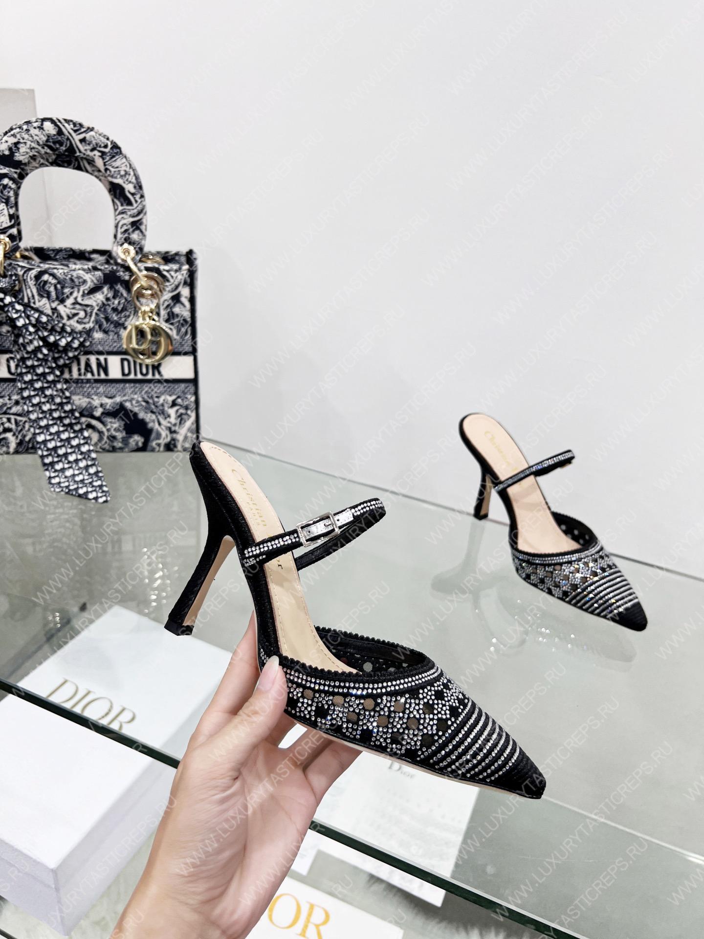D*or capture heeled mule black kcp927sry