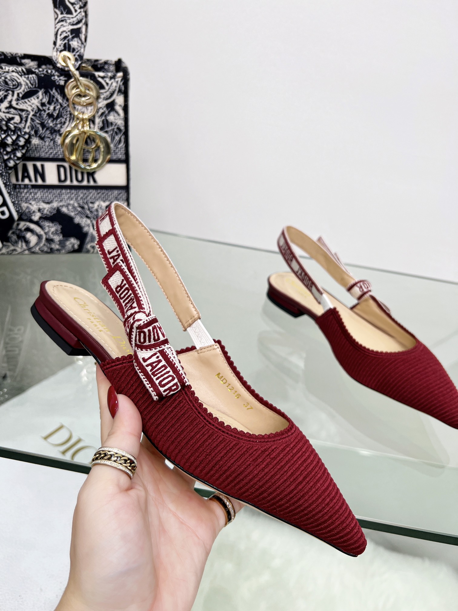 D*or j’aD*or slingback pump red kdc201tfl