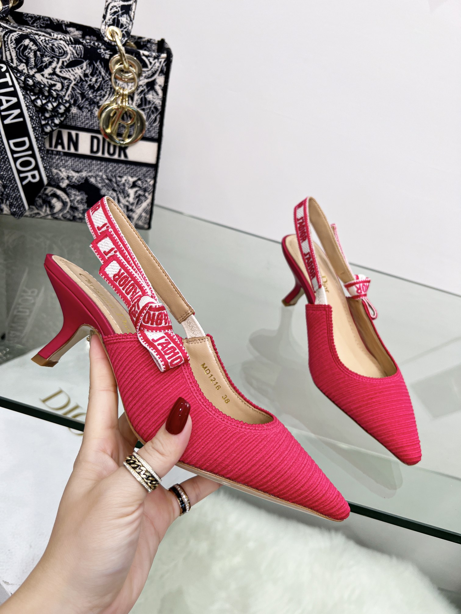 D*or j’aD*or slingback pump pink kdc201tfl