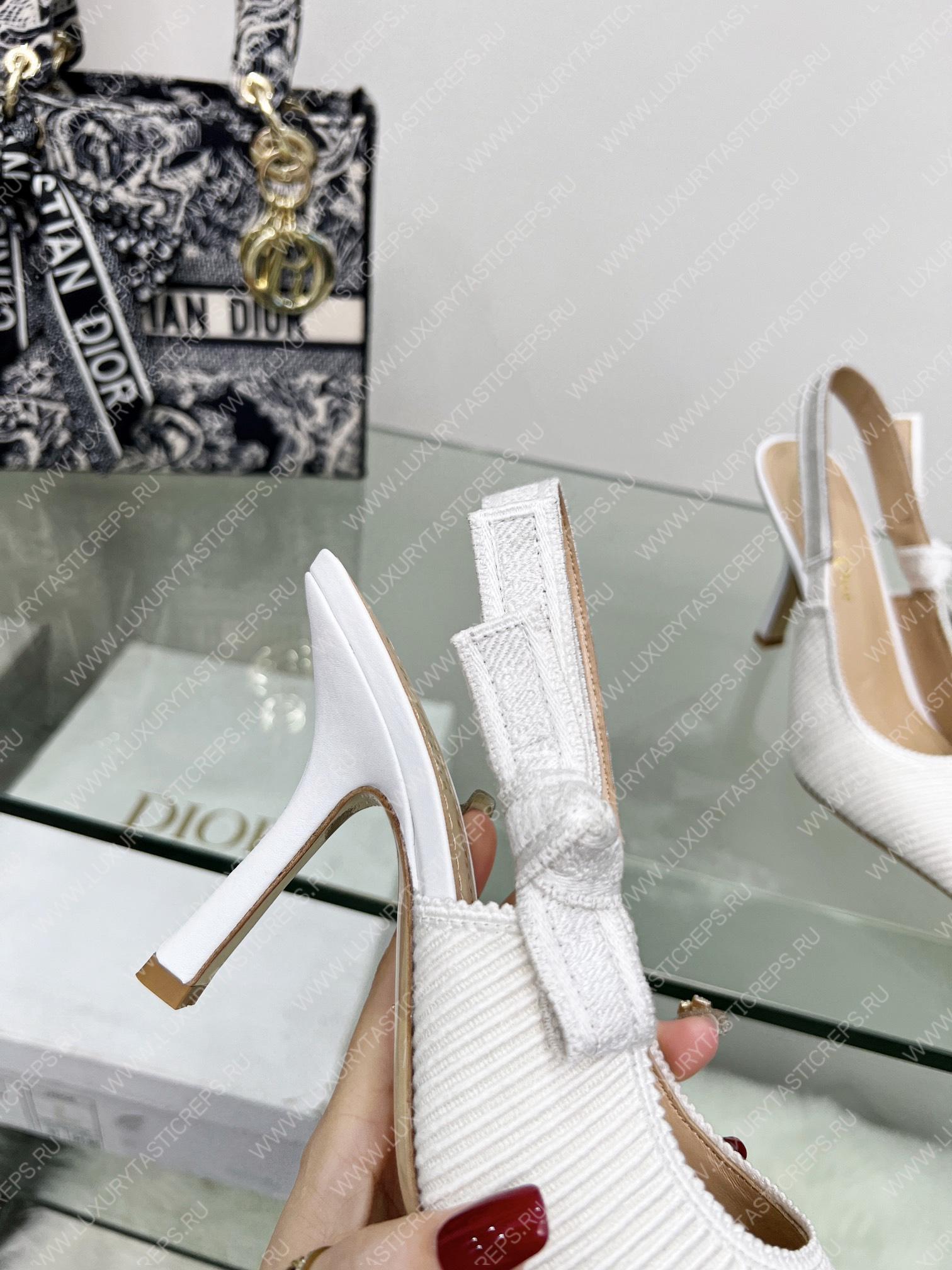 D*or j’aD*or slingback pump white kdc201tfl