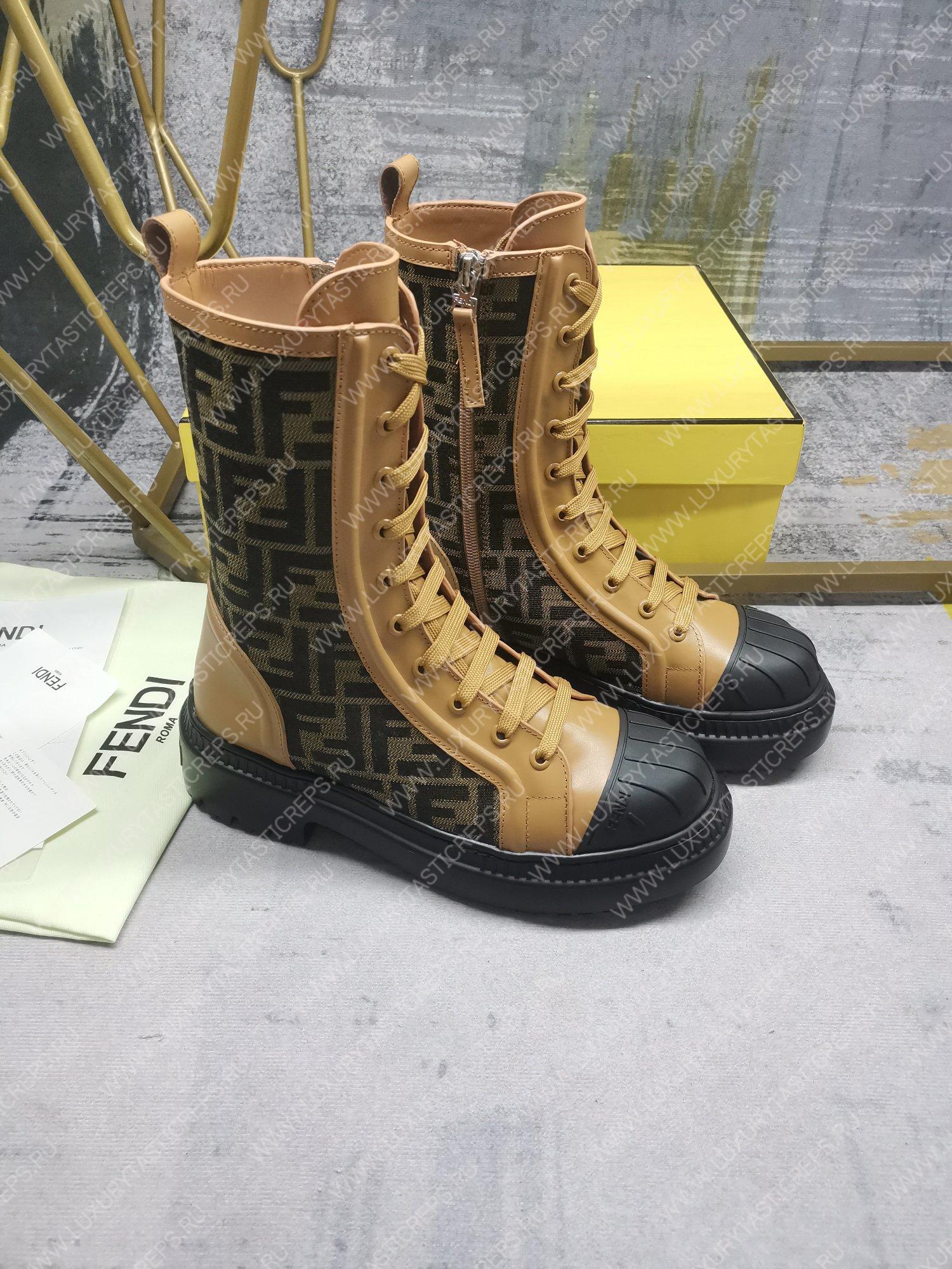F**di domino biker booties beige 8t8353ajzff1icn