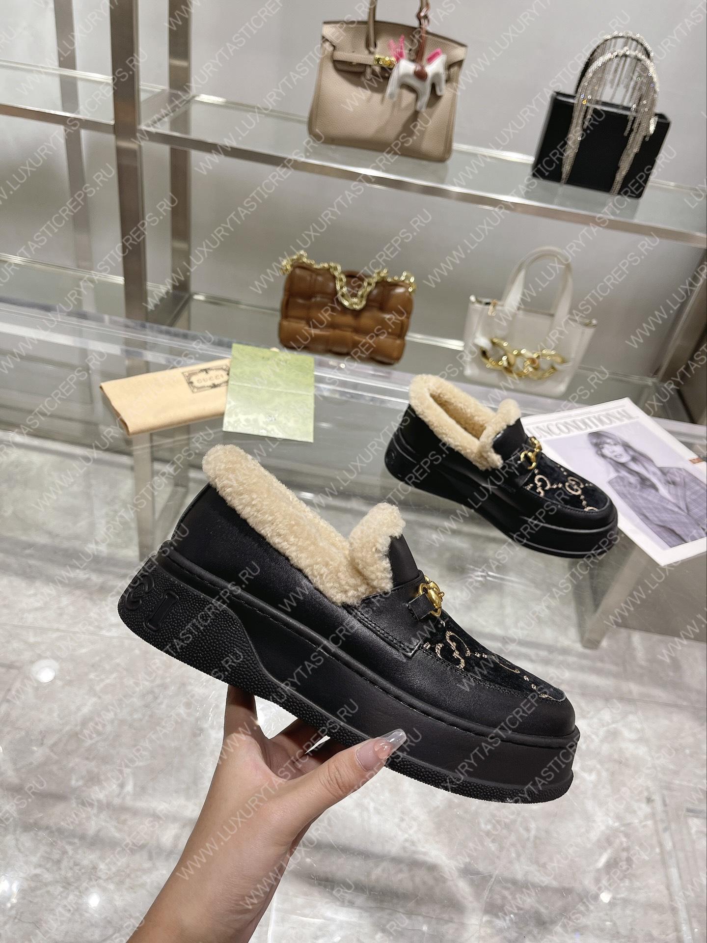 G*u*i horsebit ankle boot beige 550036
