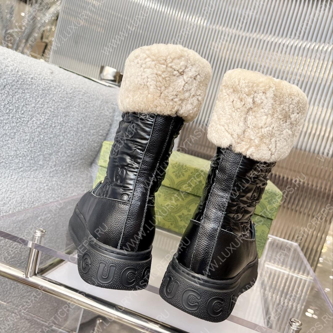 G*u*i fria wool ankle boot black 550036