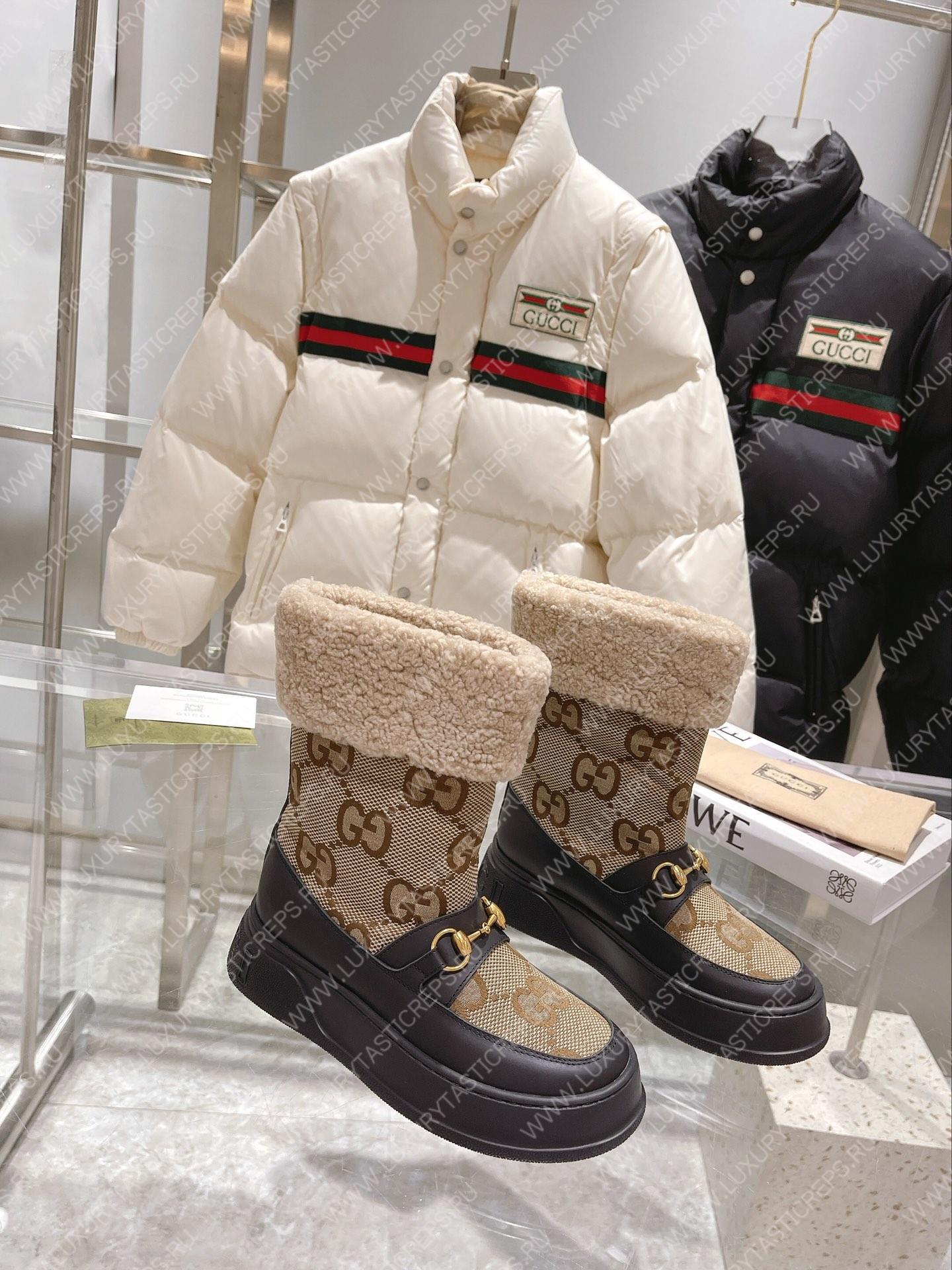 G*u*i fria wool ankle boot beige 550036