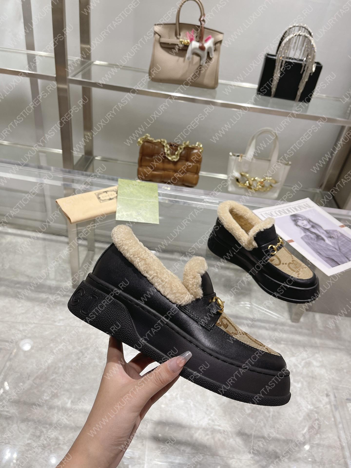 G*u*i horsebit ankle boot black 550036