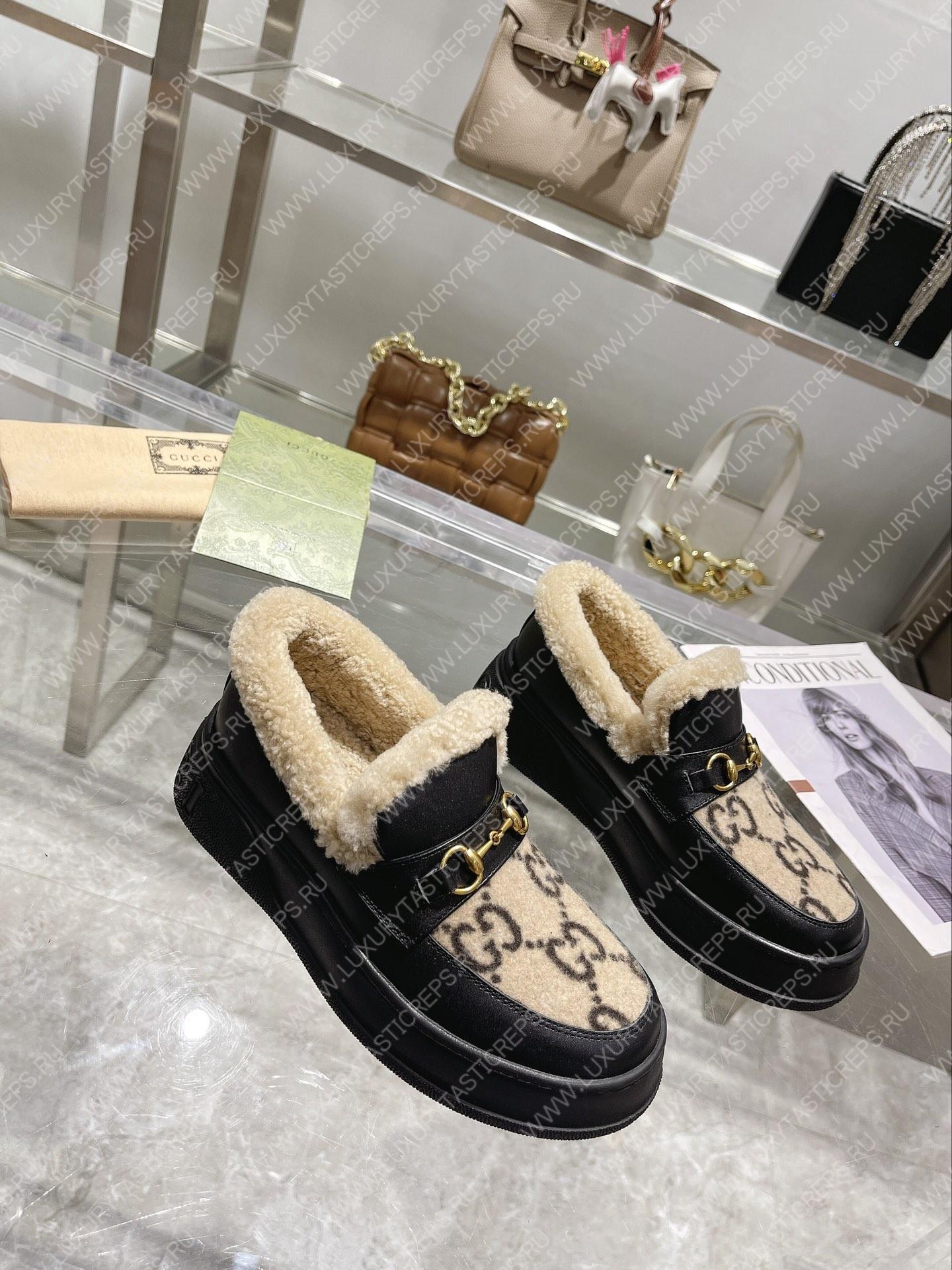 G*u*i horsebit ankle boot black 550036