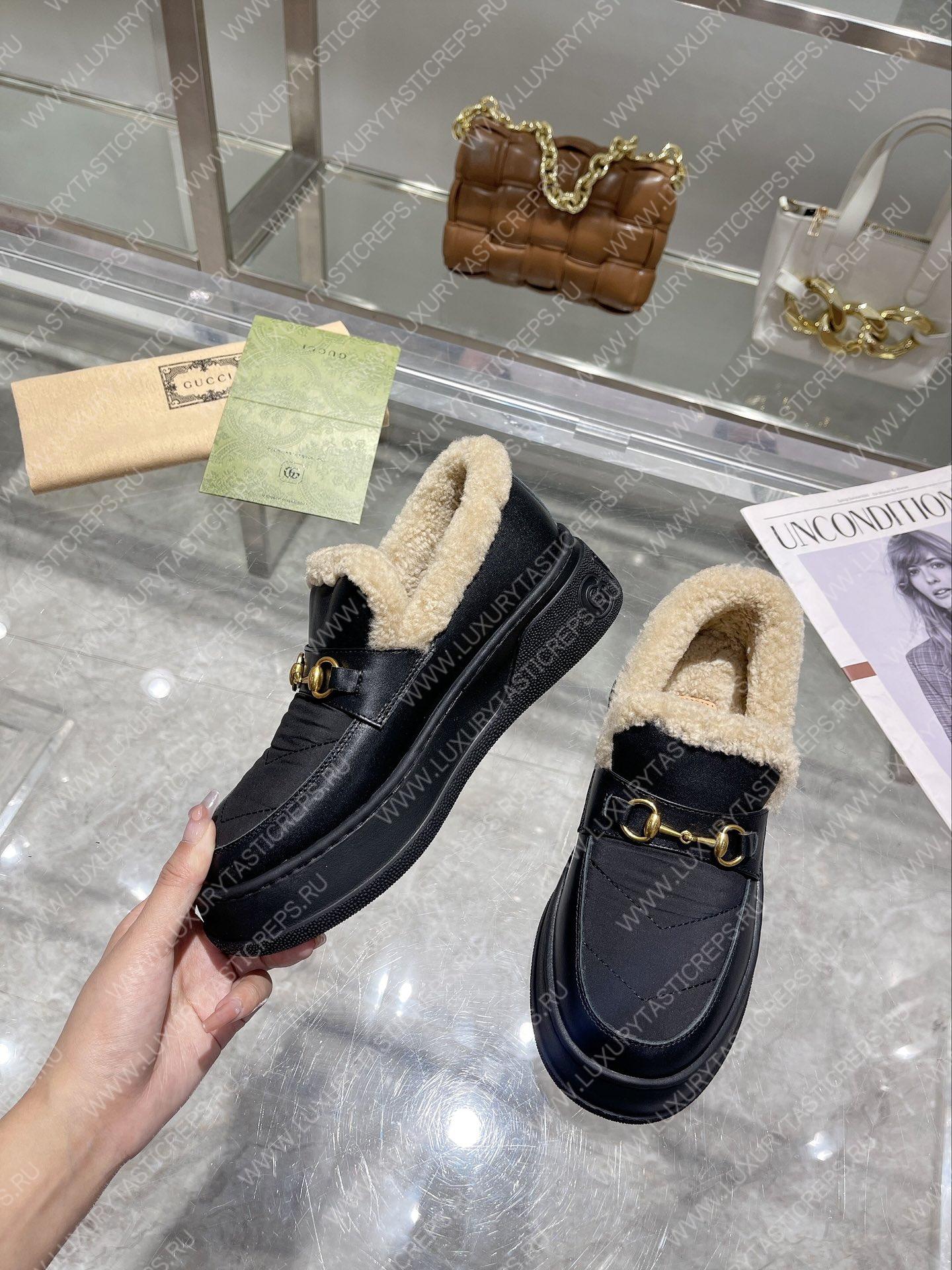G*u*i horsebit ankle boot black 550036