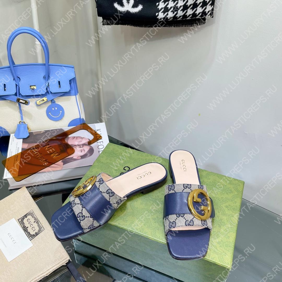 G*u*i double g slide blue 646169