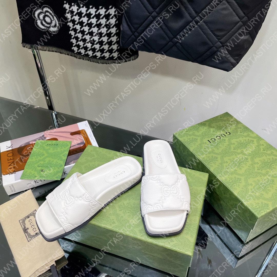 G*u*i gg slide slide white 573922