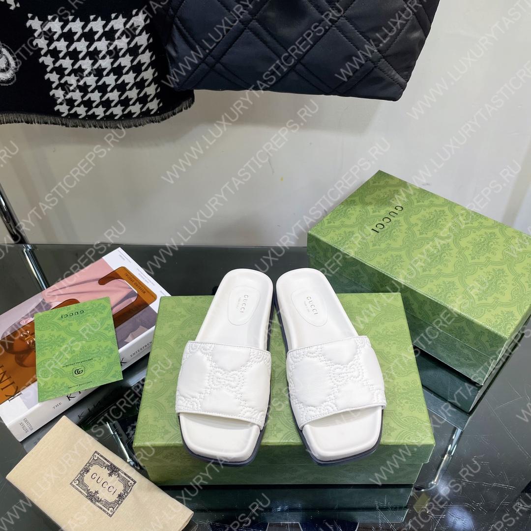 G*u*i gg slide slide white 573922