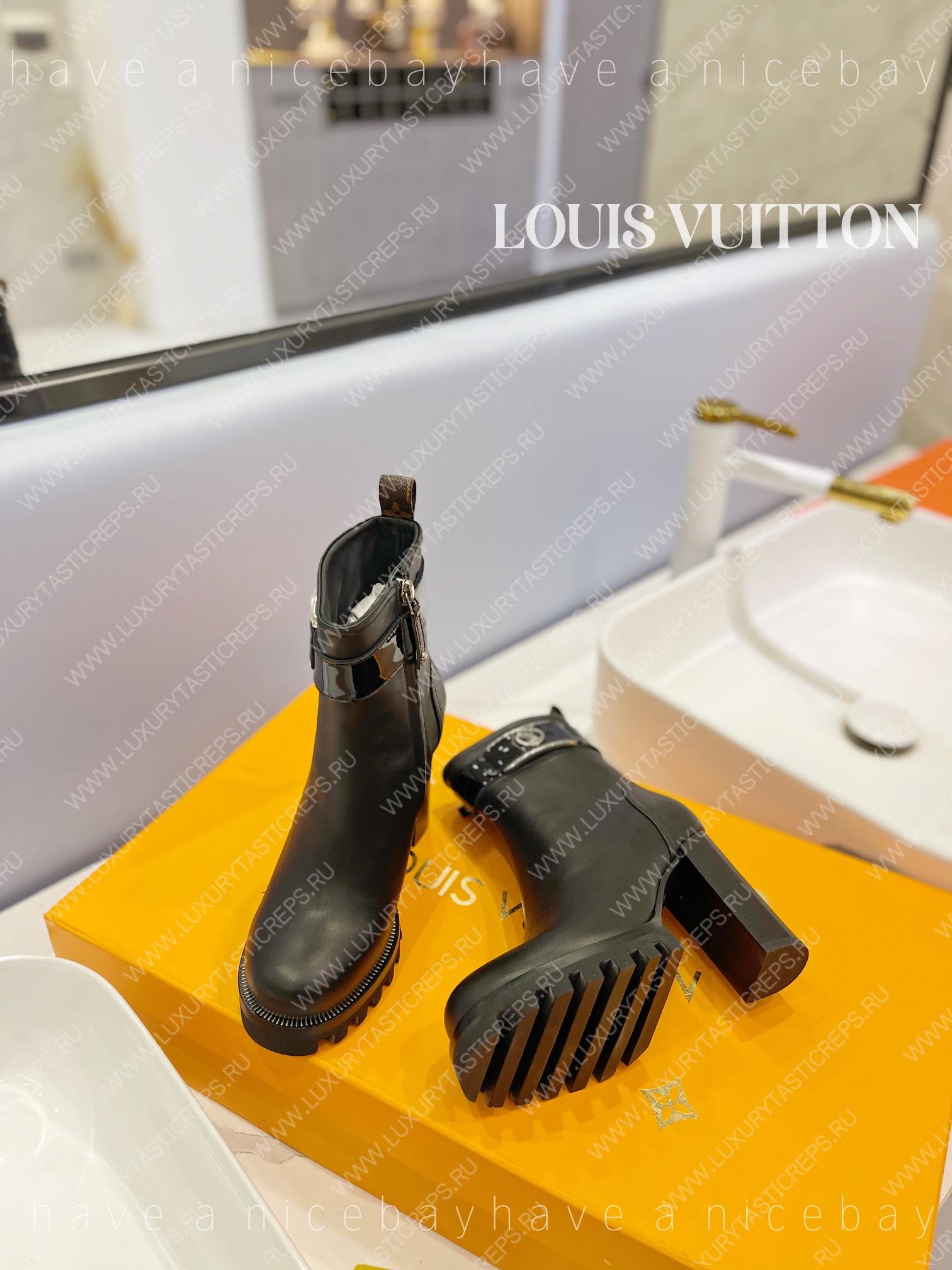 l**is V*t*n fame platform ankle boot black 1aabk2