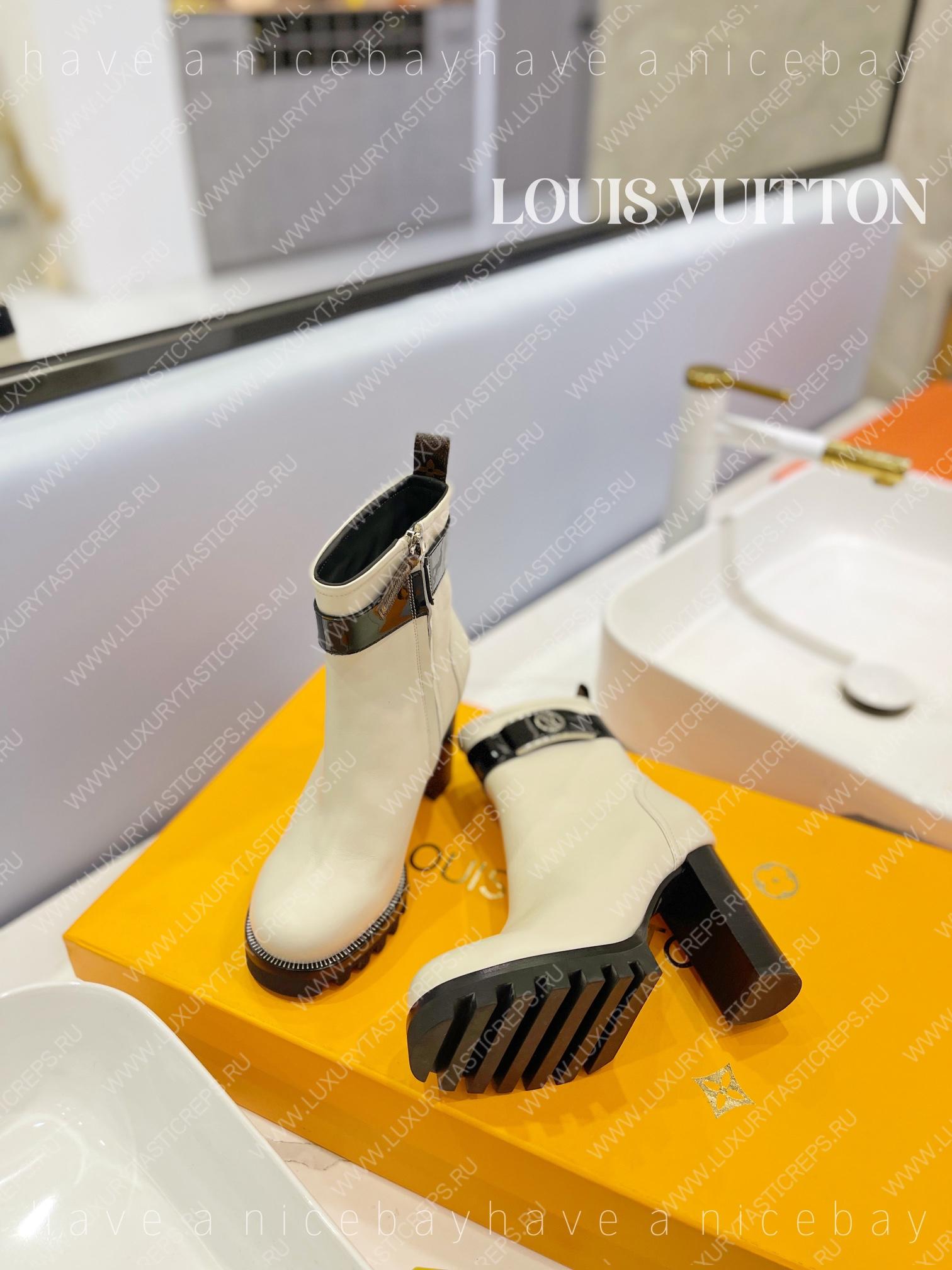 l**is V*t*n fame platform ankle boot white 1aabk2