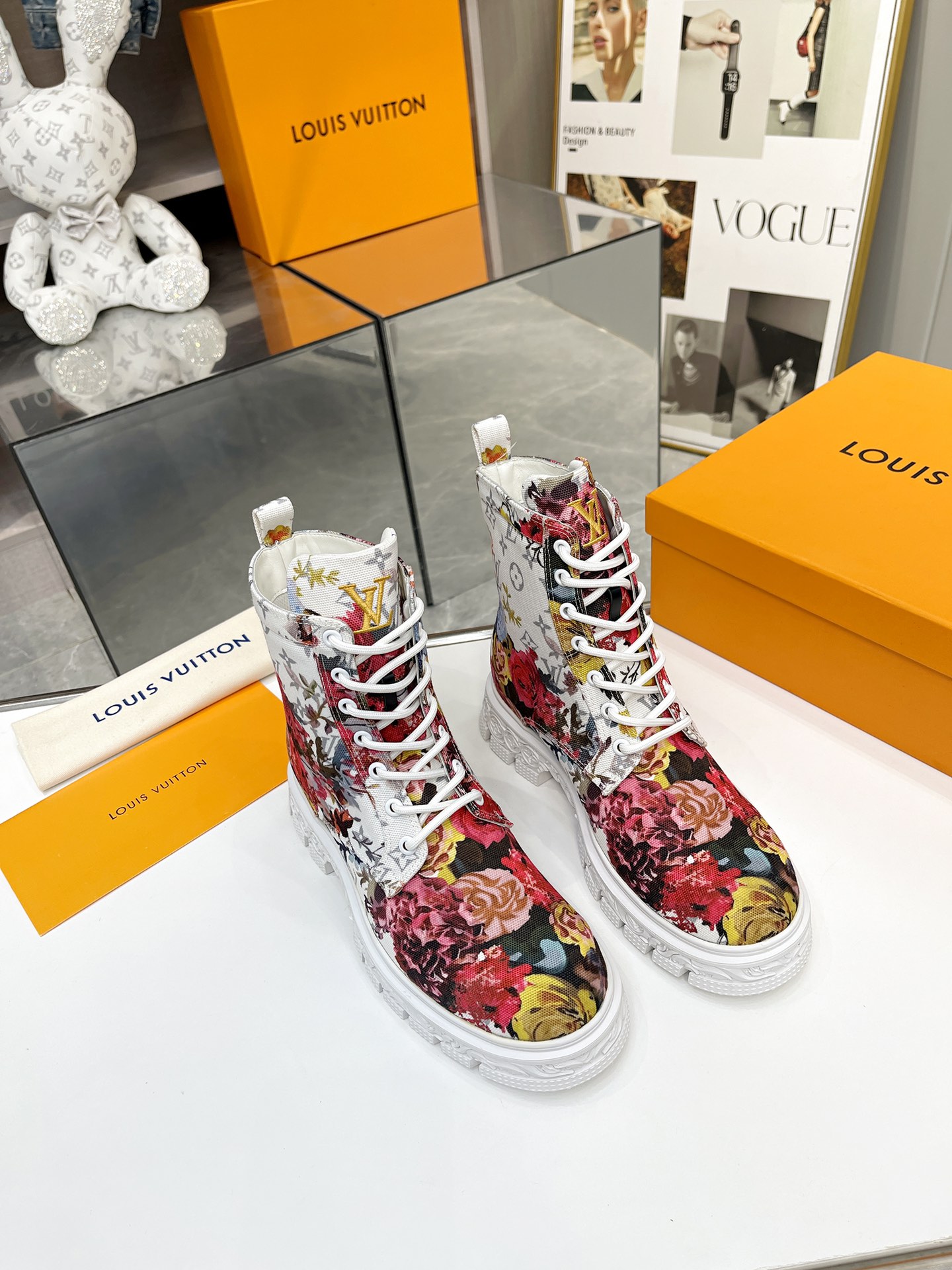l**is V*t*n floral ankle boots multicolor 1a9hac