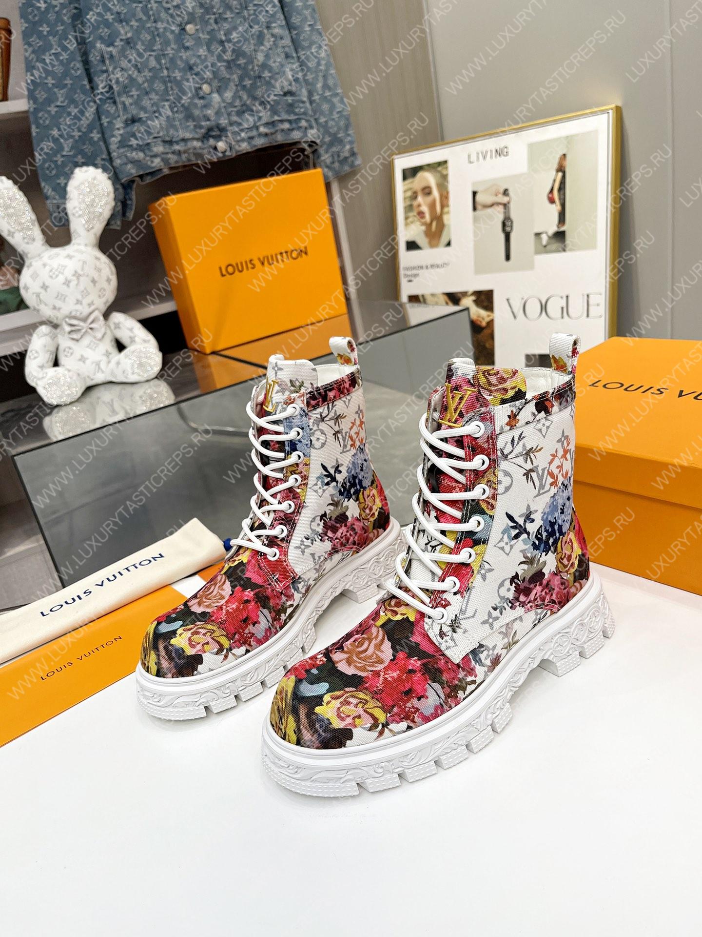 l**is V*t*n floral ankle boots multicolor 1a9hac