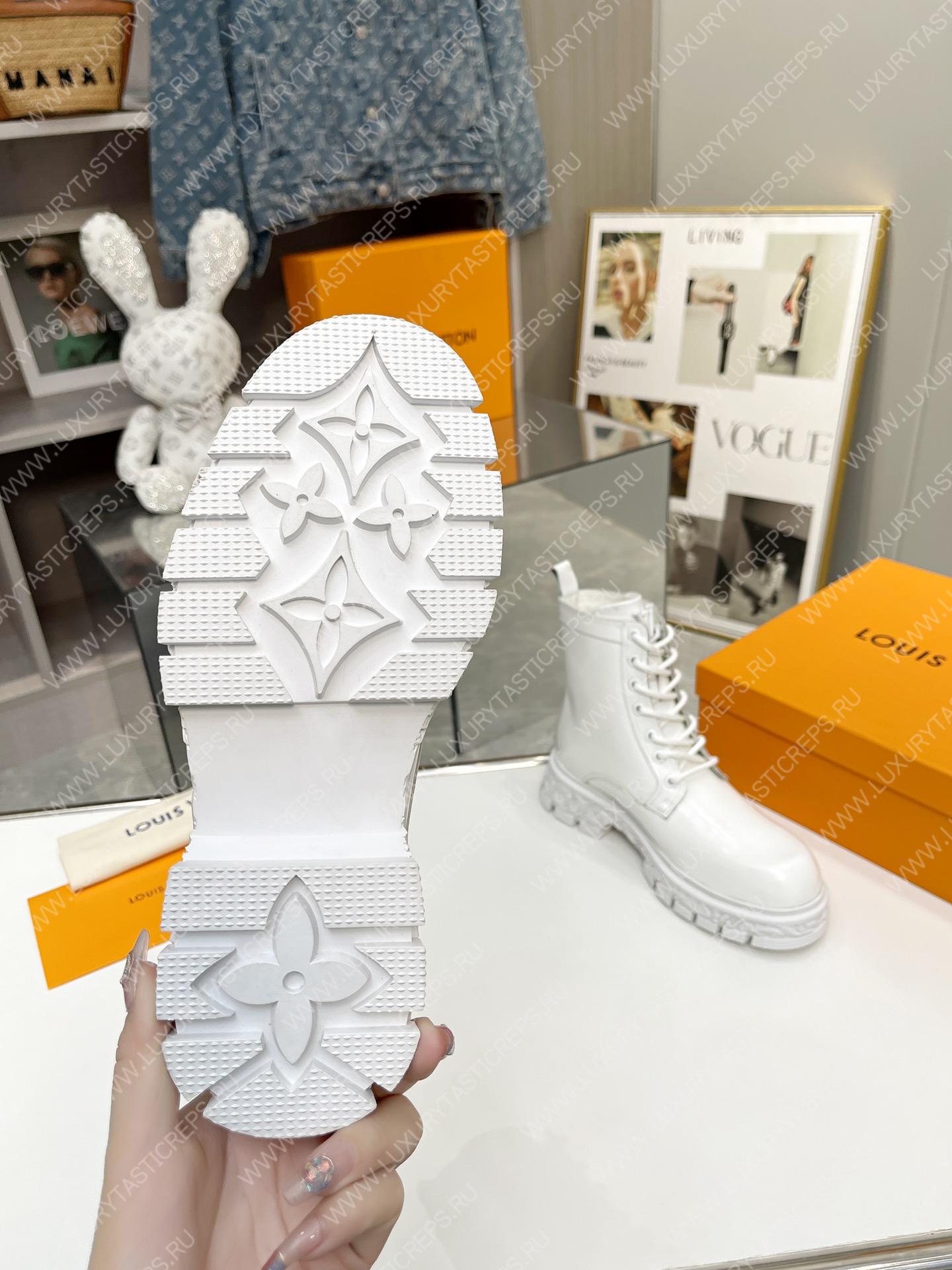l**is V*t*n floral ankle boots white 1a9hac