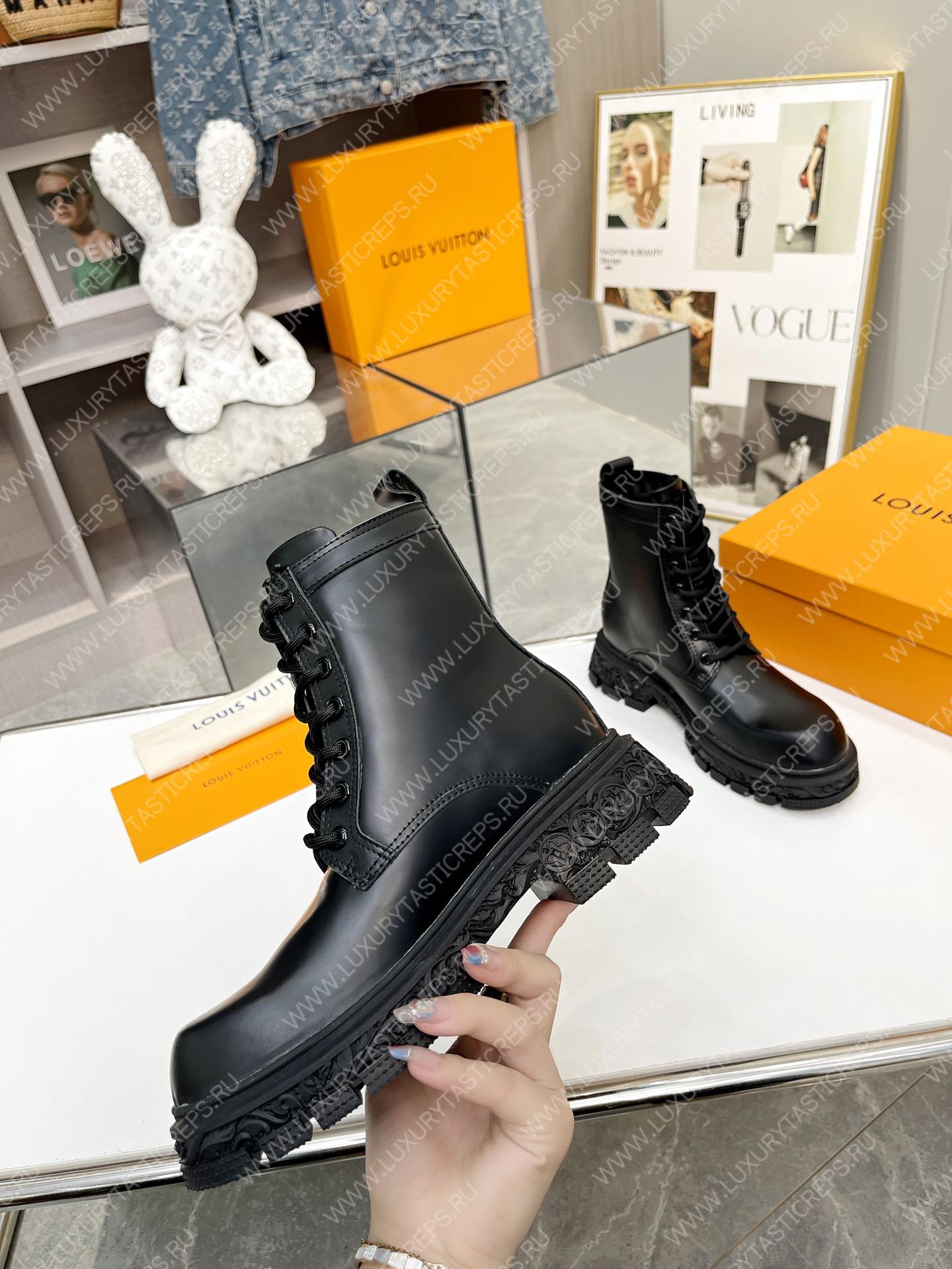 l**is V*t*n floral ankle boots black 1a9hac