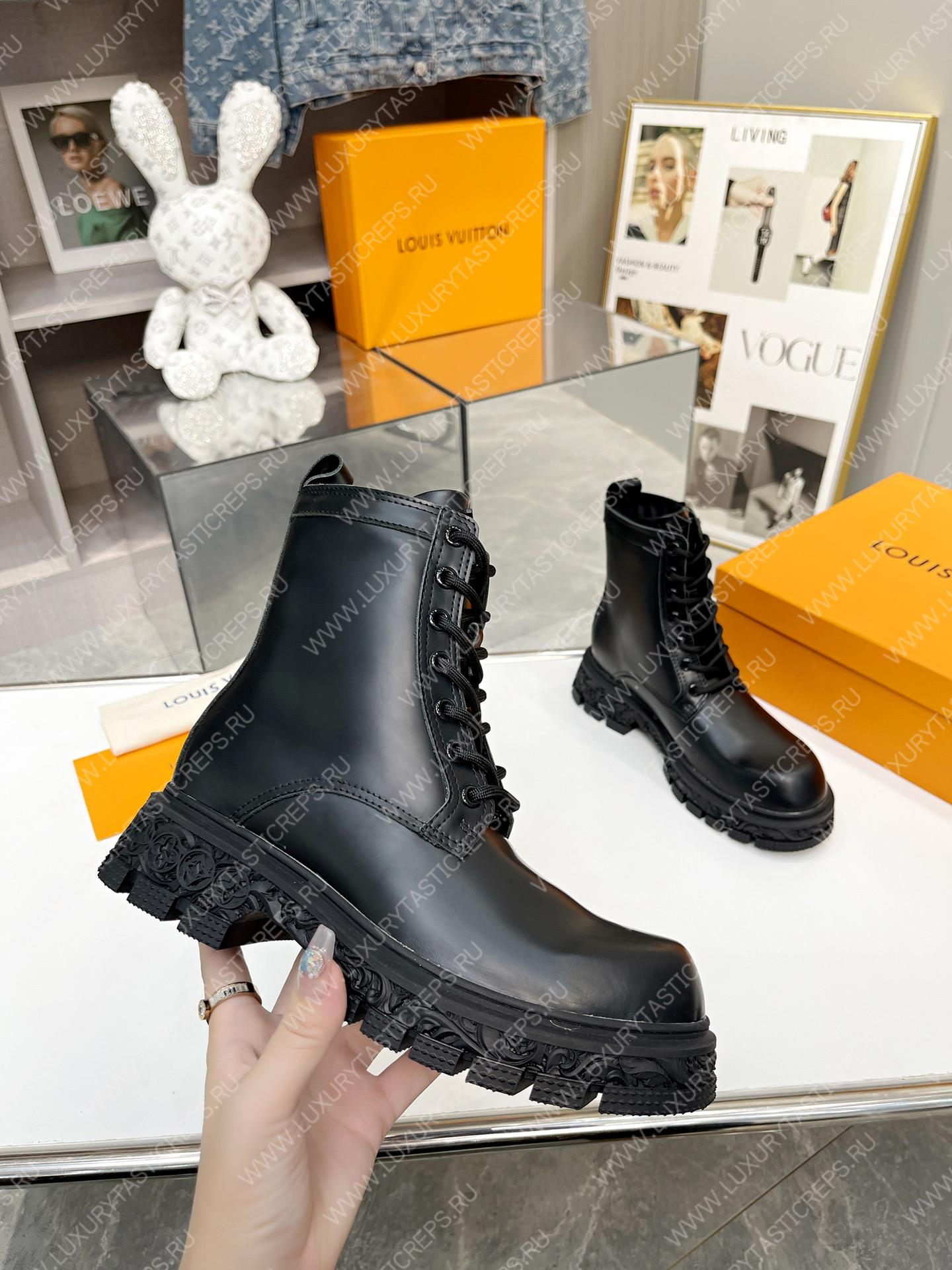 l**is V*t*n floral ankle boots black 1a9hac