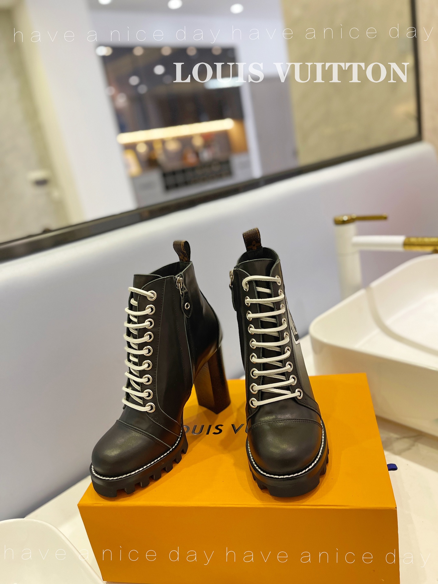 l**is V*t*n star trail ankle boot black 1ab2xh