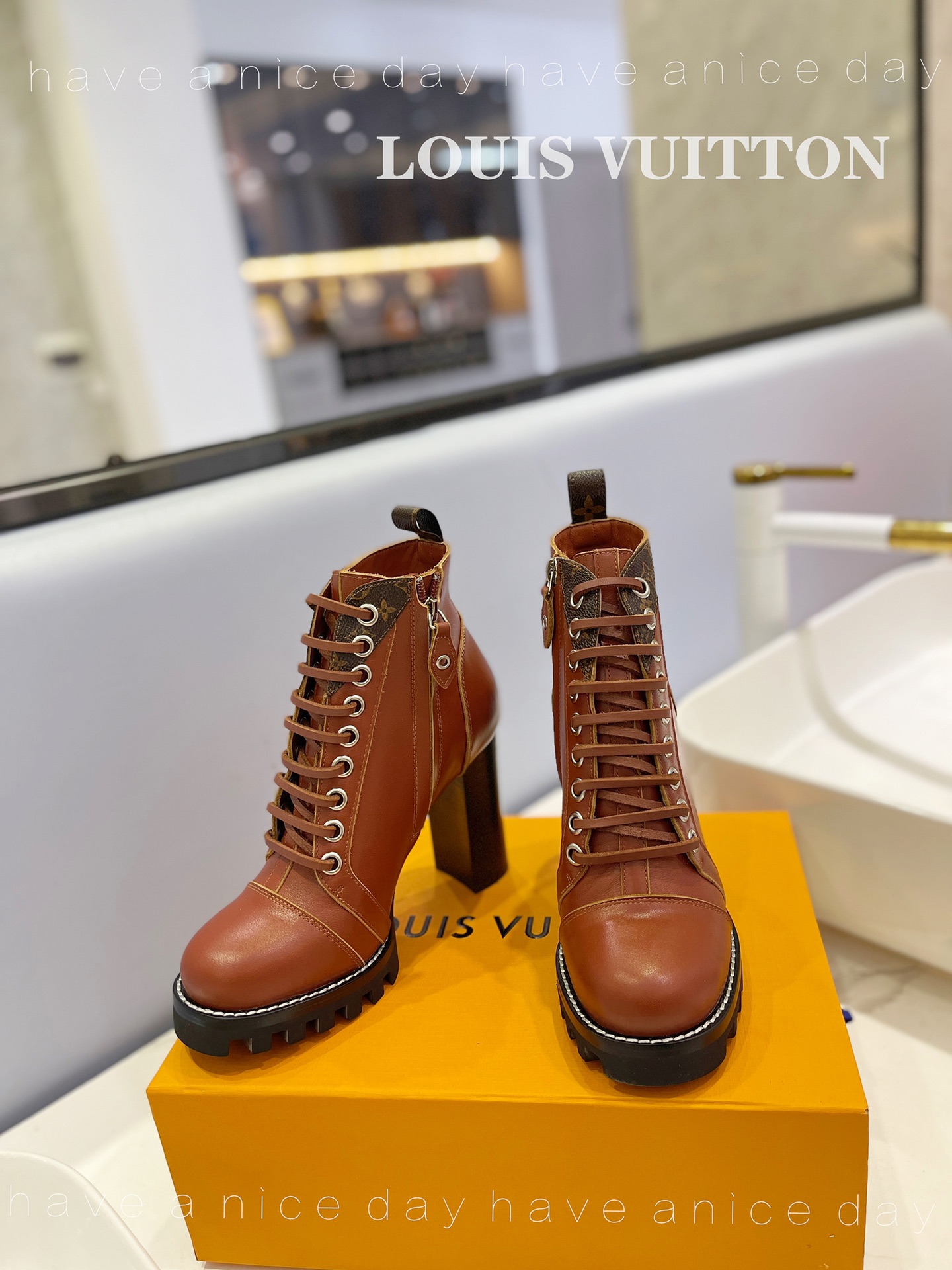 l**is V*t*n star trail ankle boot brown 1ab2xh
