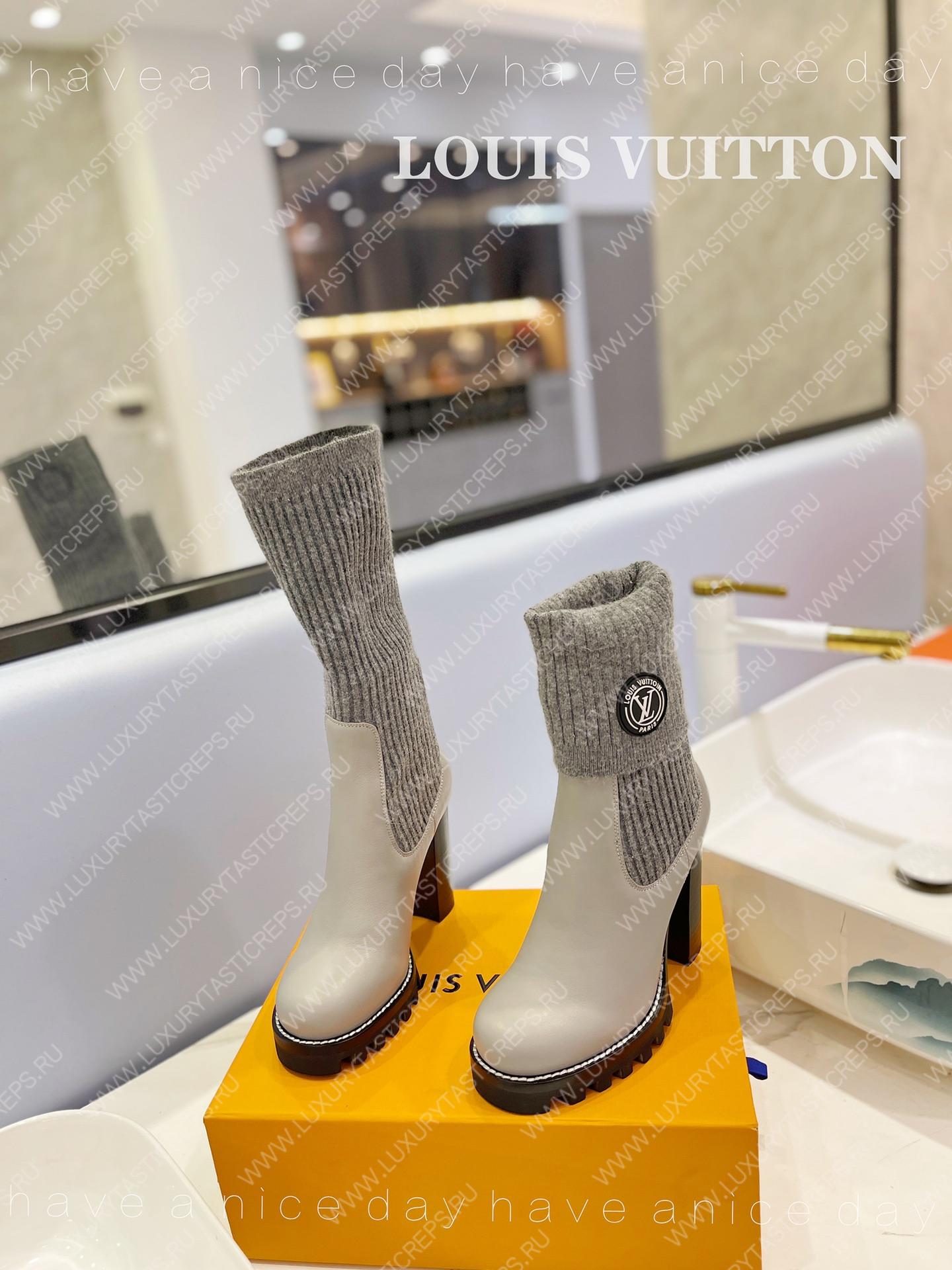 l**is V*t*n star trail ankle boot white and gray 1aac1s