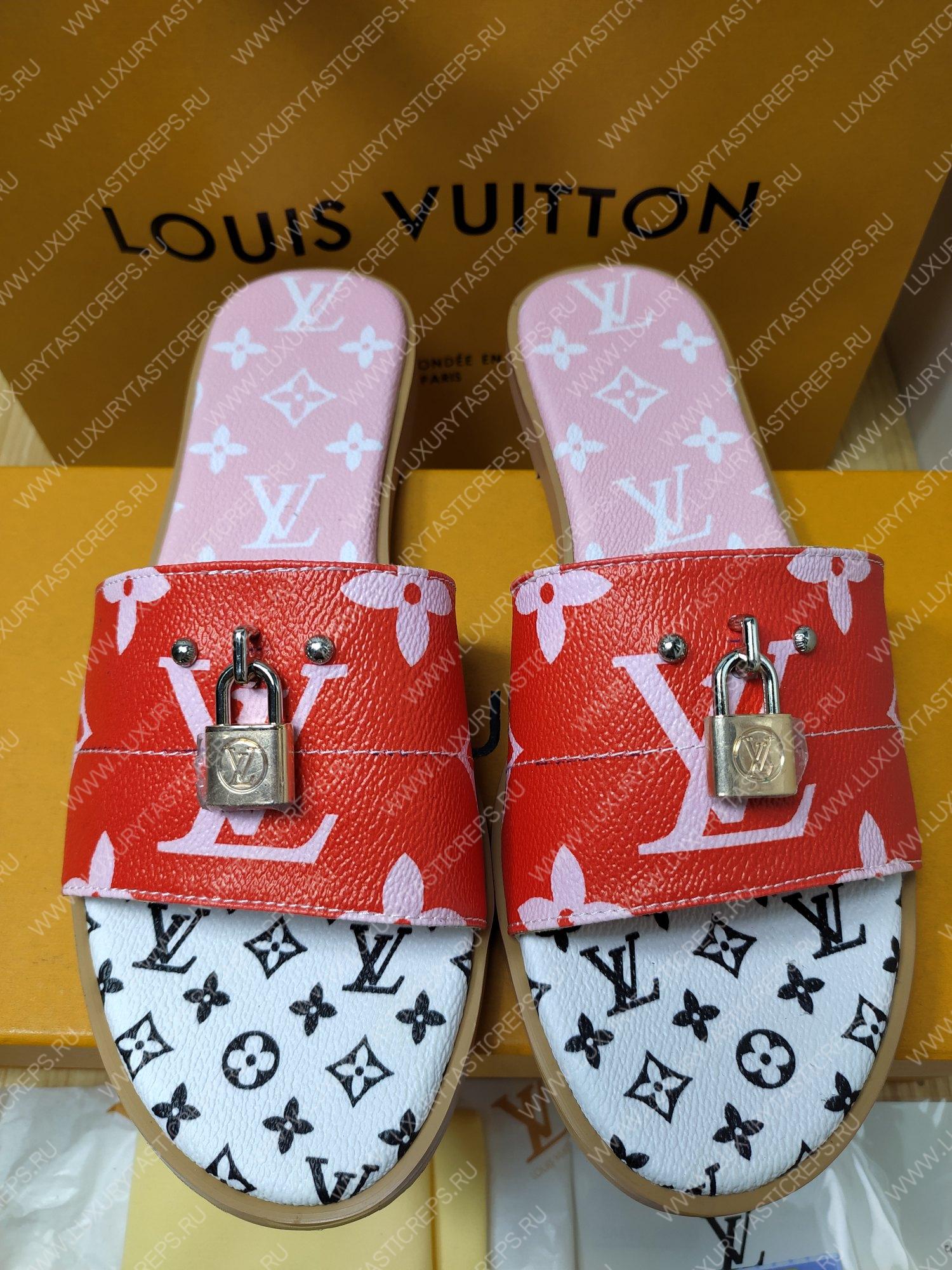 l**is V*t*n mule plate lock it white and red 1a64mn