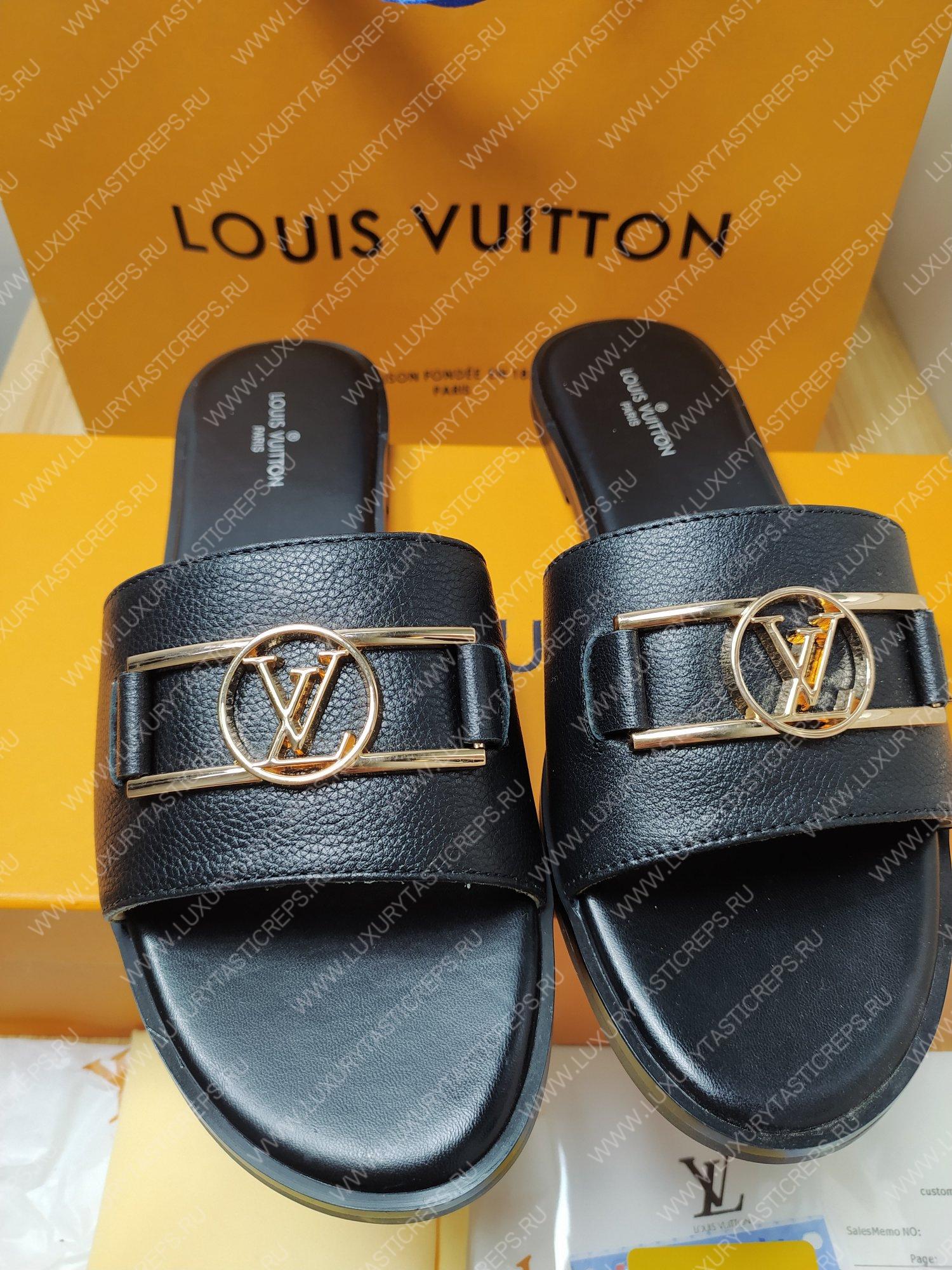 l**is V*t*n lock it flat mule black 1a64z7
