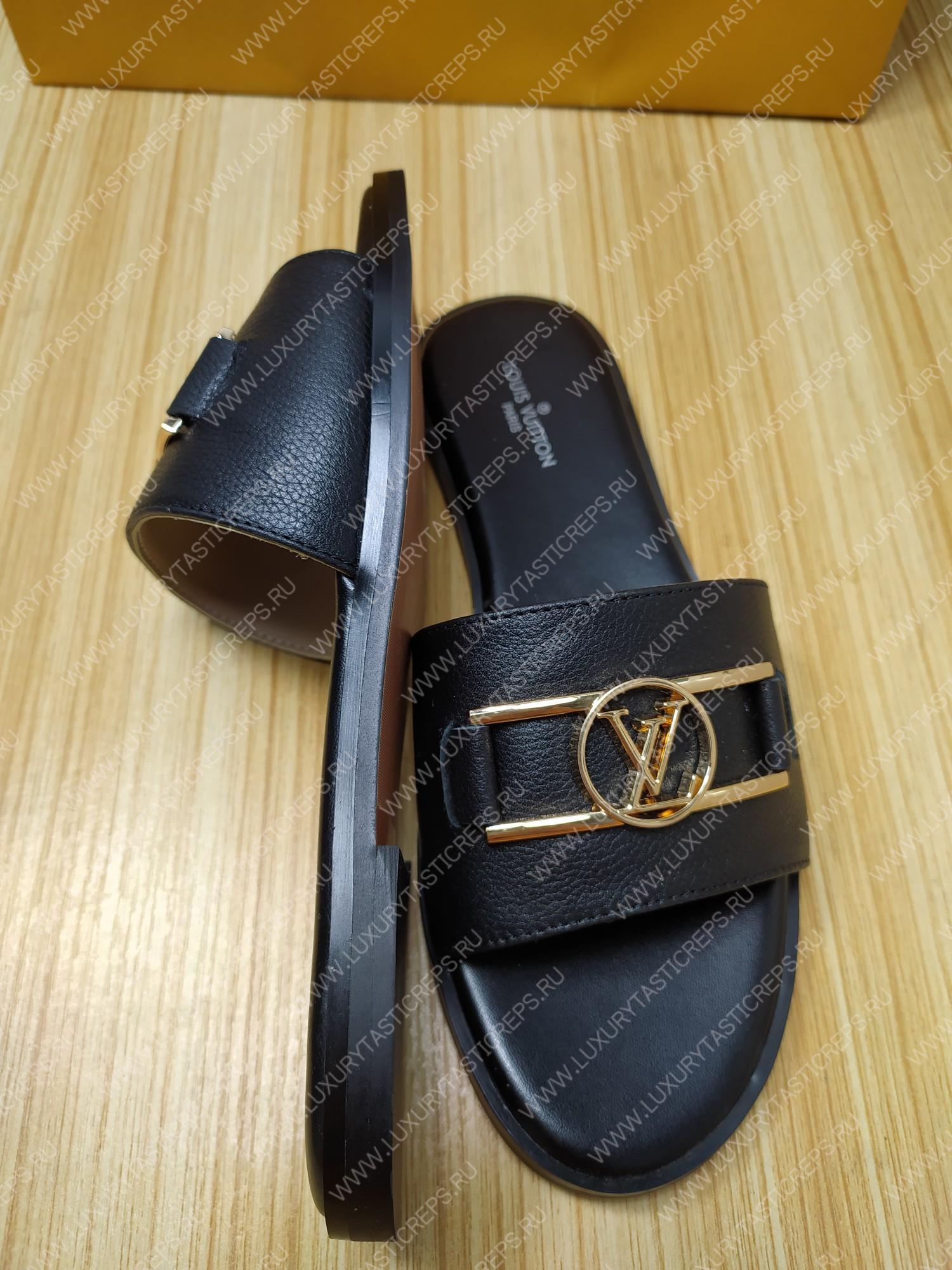 l**is V*t*n lock it flat mule black 1a64z7