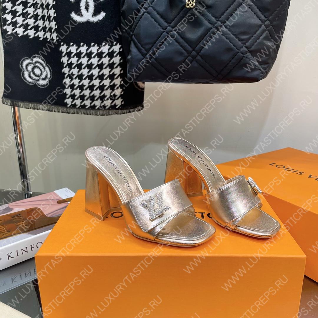 l**is V*t*n shake mule silver 1ab1kw