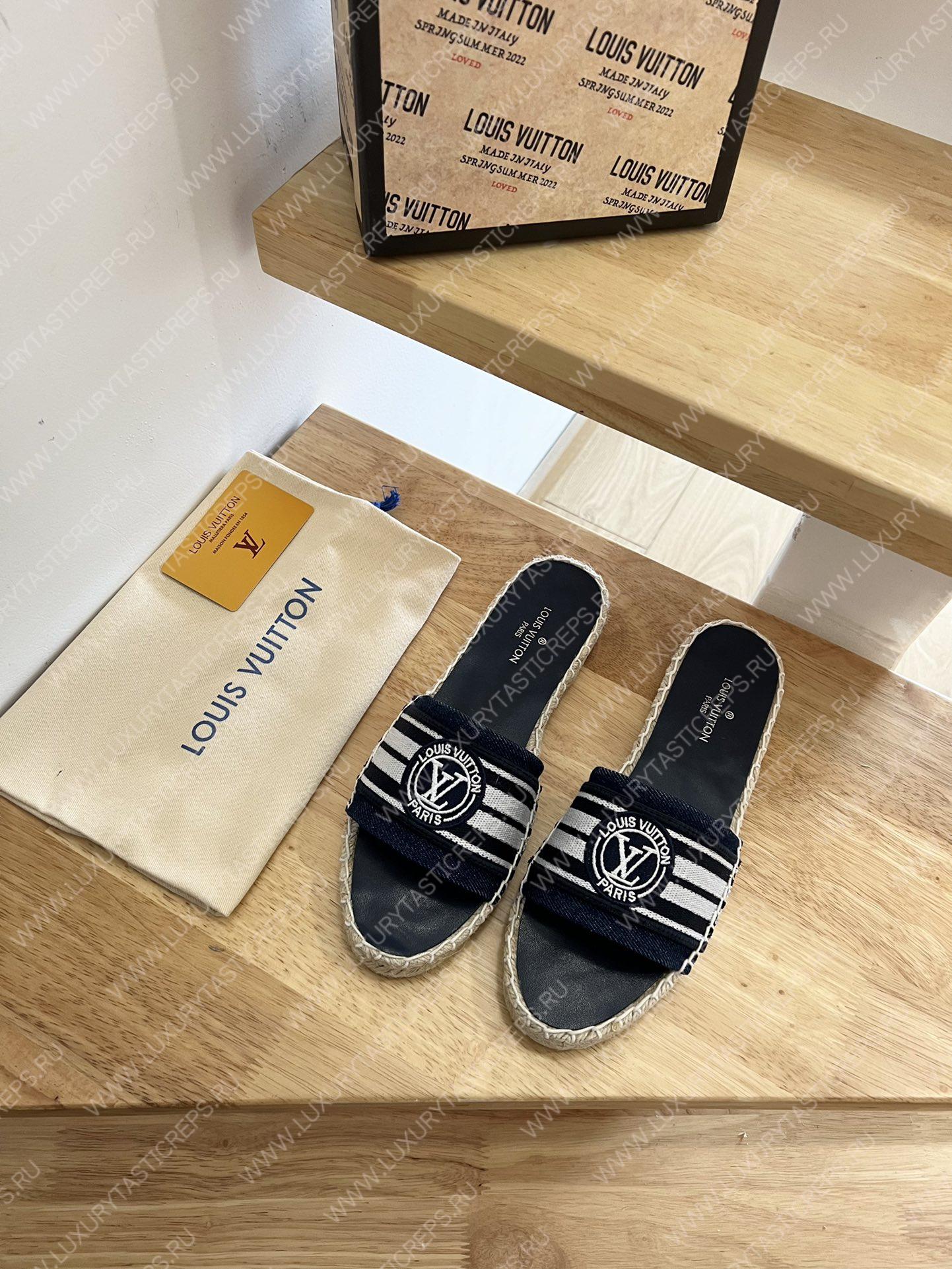 l**is V*t*n magnetic flat mule black and white 1aad6c