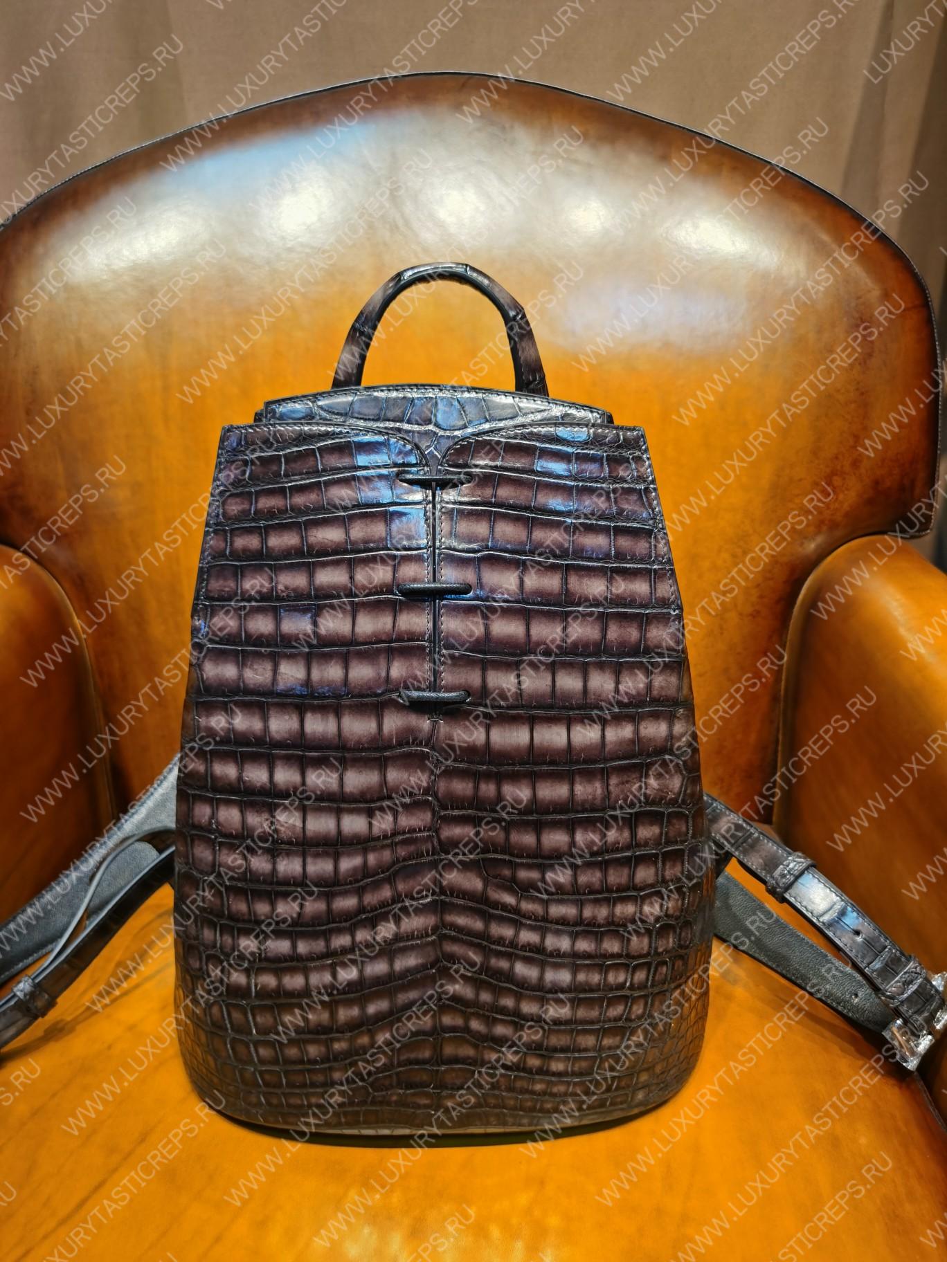 BERLUTI BACKPACK BROWN TIME_OFF_NEO-V2
