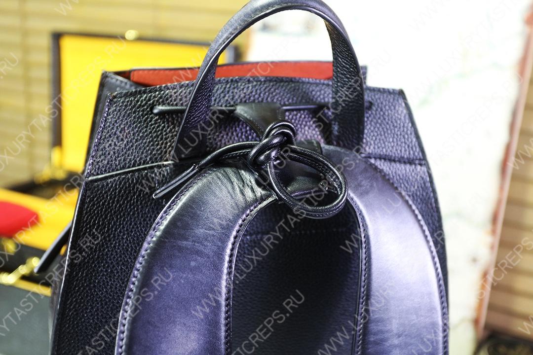BERLUTI HORIZON MINI SCRITTO BACKPACK BLACK HORIZON_MINI-E2