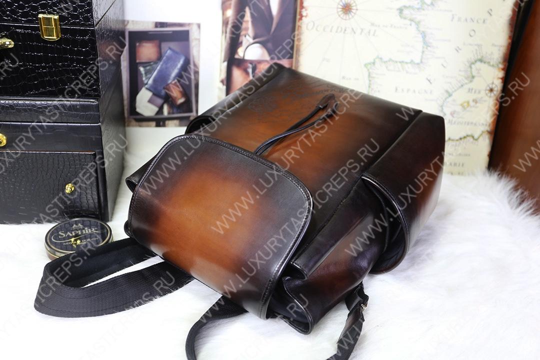 BERLUTI HORIZON MINI BACKPACK BROWN HORIZON_MINI-E2
