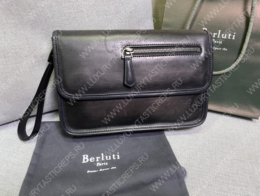 BERLUTI CIGAR CASE 3 BLACK 748751V
