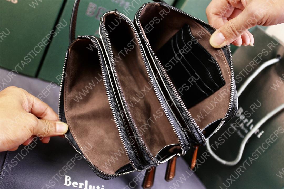 BERLUTI TIRIWA SCRITTO LEATHER POUCH CACAO INTENSO TIRIWA_NEO-JOUR-V2