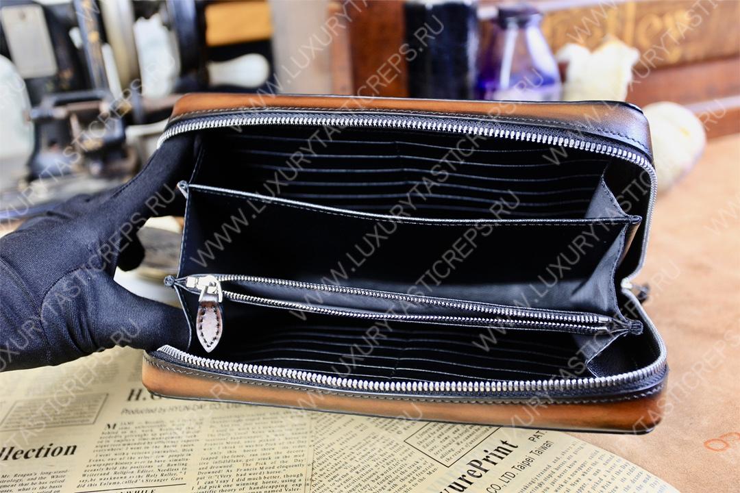 BERLUTI NINO TGM SCRITTO CLUTCH BLUE NINO_TGM_NEO-V2