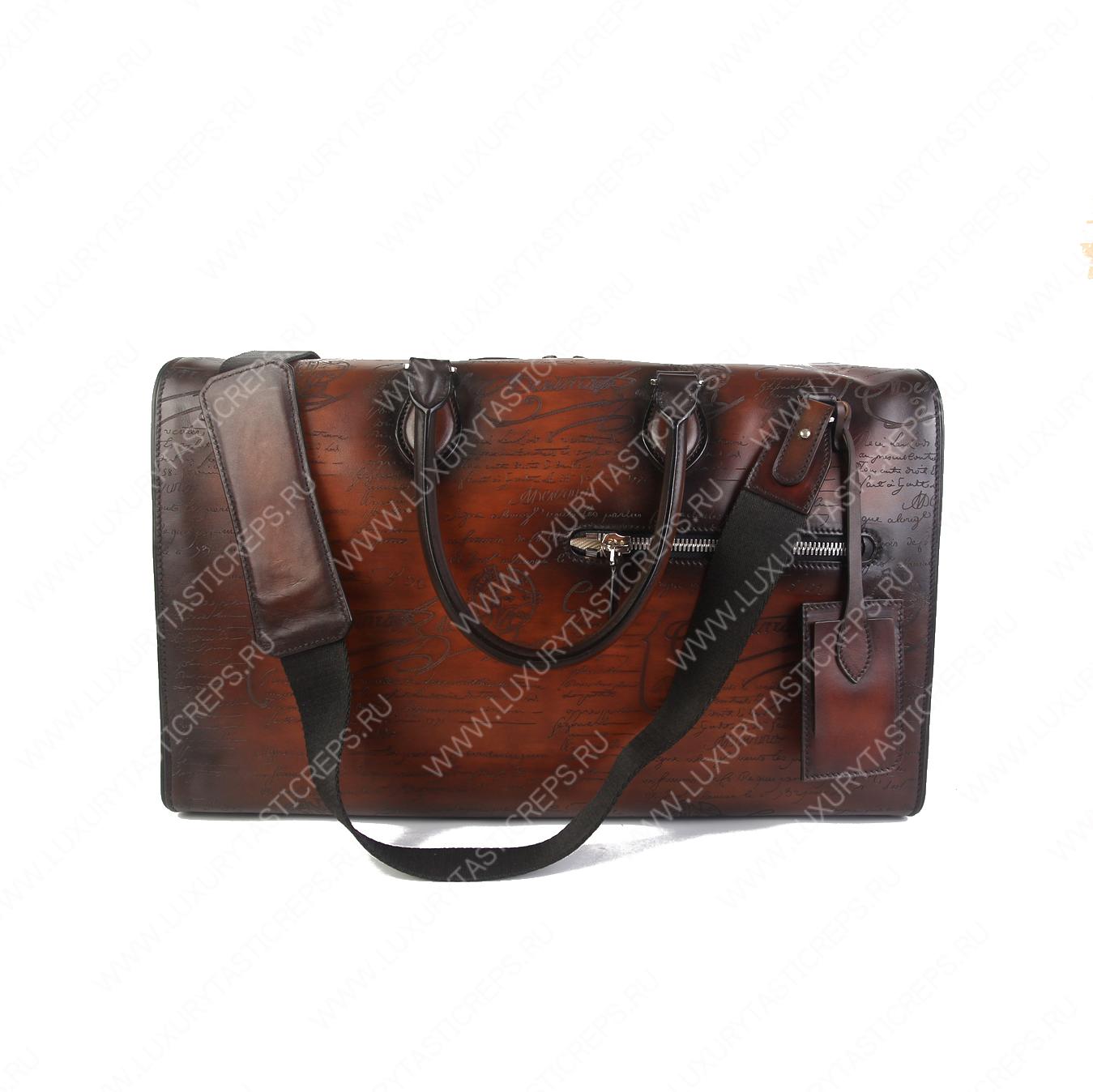BERLUTI JOUR OFF TARVEL BAG BROWN NEO-V2