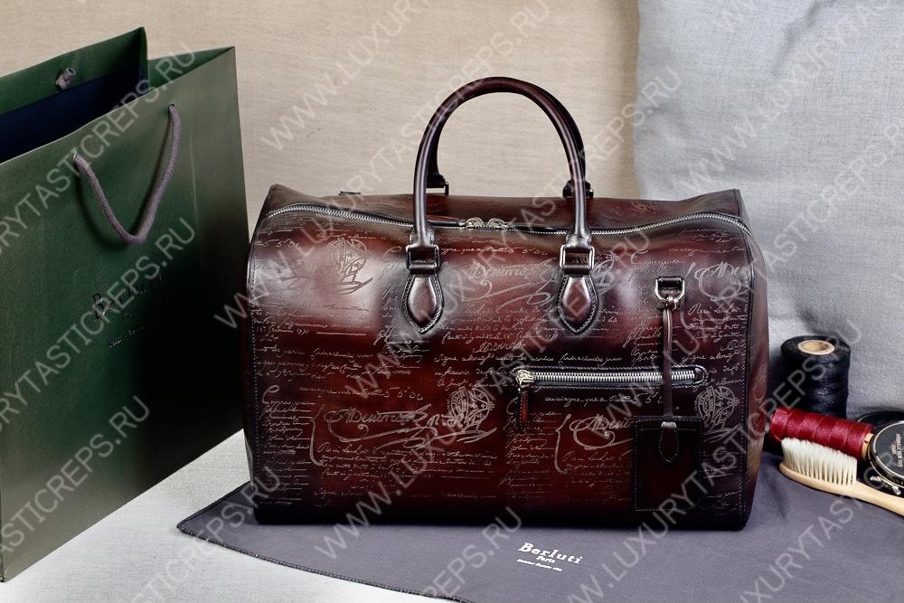 BERLUTI JOUR OFF MM TRAVEL BAG BLACK  JOUR_OFF_MM_NEO-V2
