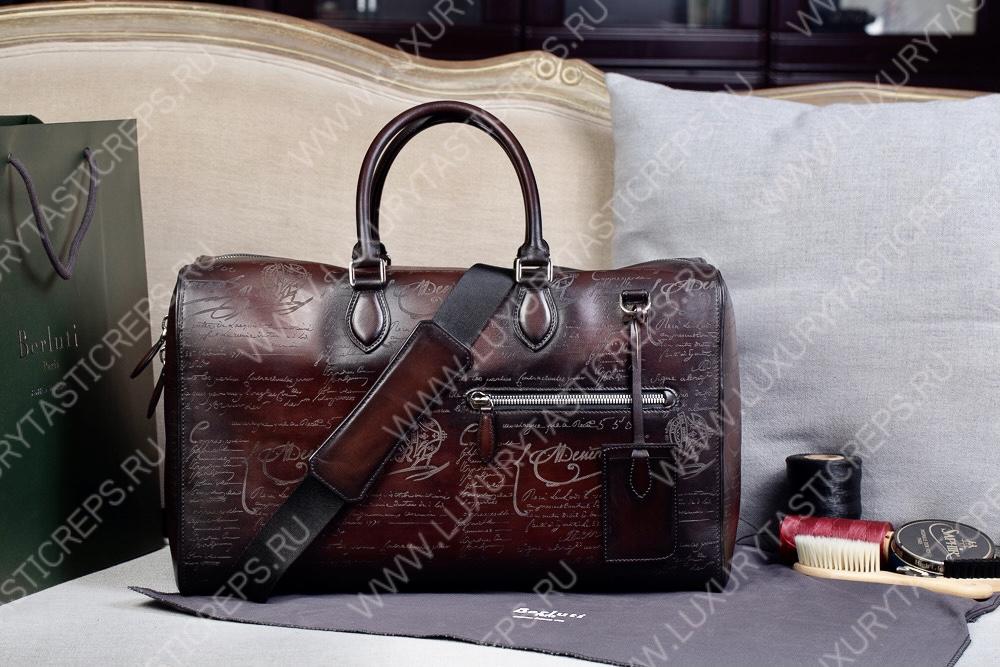 BERLUTI JOUR OFF MM TRAVEL BAG BLACK  JOUR_OFF_MM_NEO-V2
