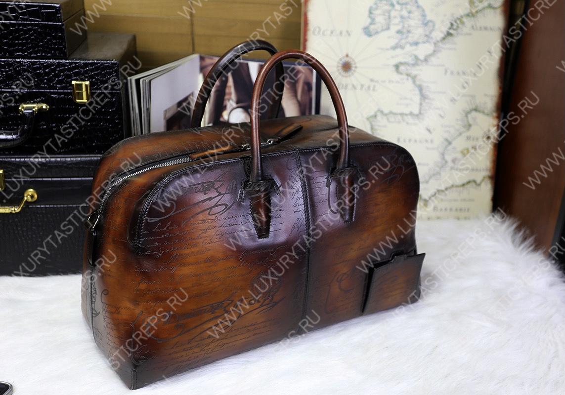 BERLUTI TRAVEL BAG BROWN 342333V